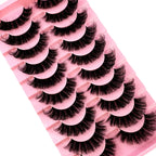 8D Mink Lashes — 10 Pairs