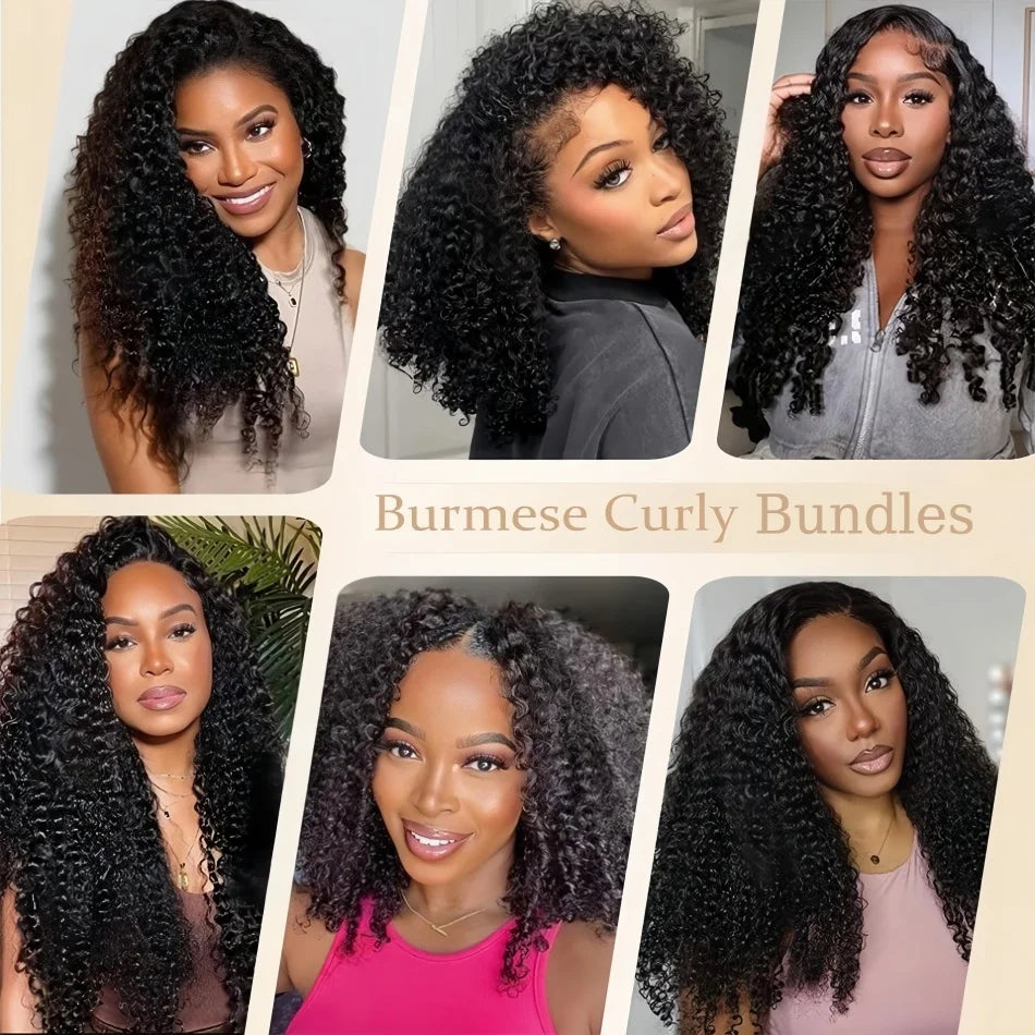 Curly Bundle Set — 100% Human Hair