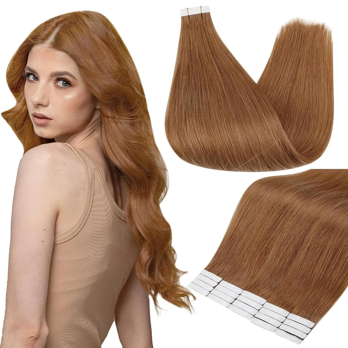 Remy Straight Tape-Ins — 20 Piece, 50g