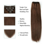 Straight Clip-In Extensions — 8 Piece Set