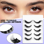 Natural Cat Eye Lashes — Soft Wispy