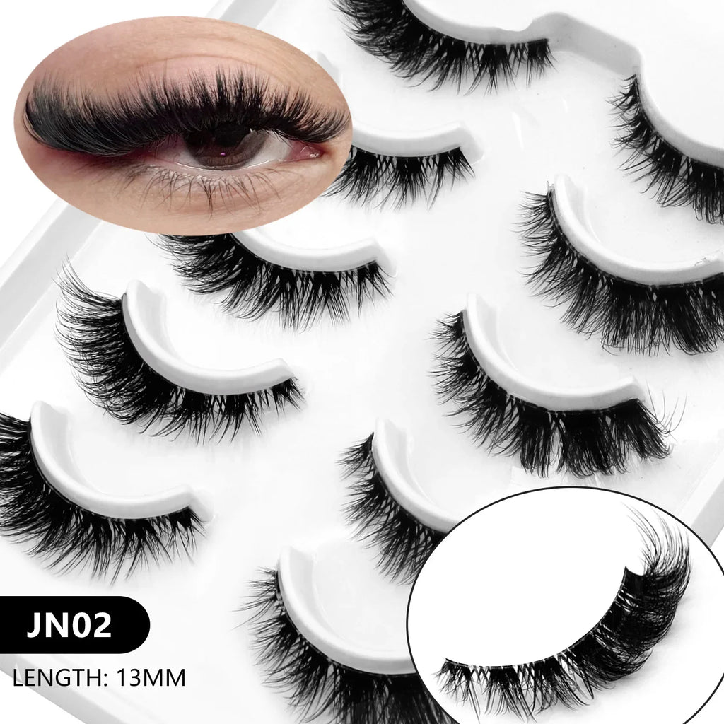 Natural Cat Eye Lashes — Soft Wispy