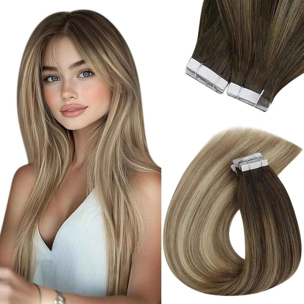 Balayage Straight Tape-Ins