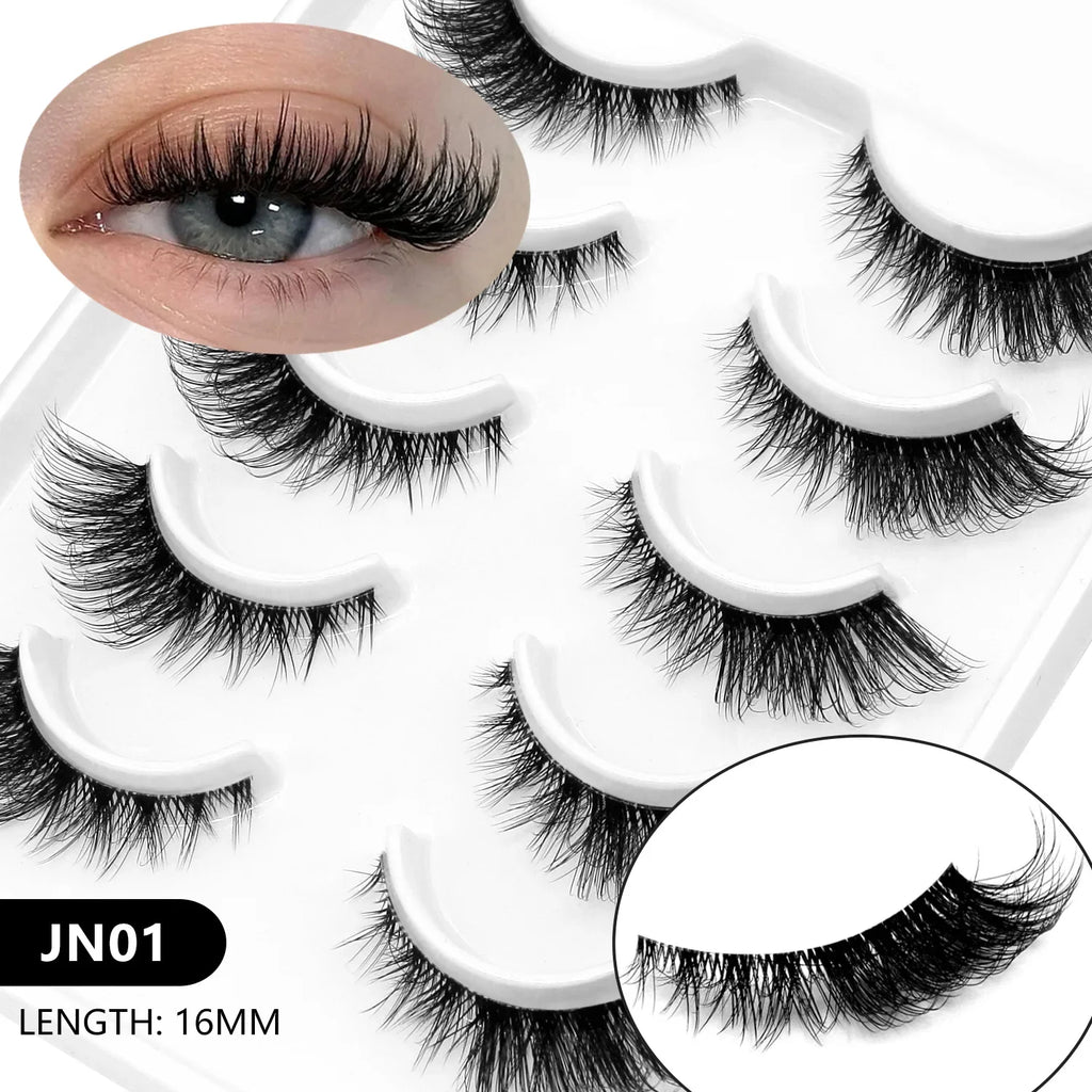 Natural Cat Eye Lashes — Soft Wispy