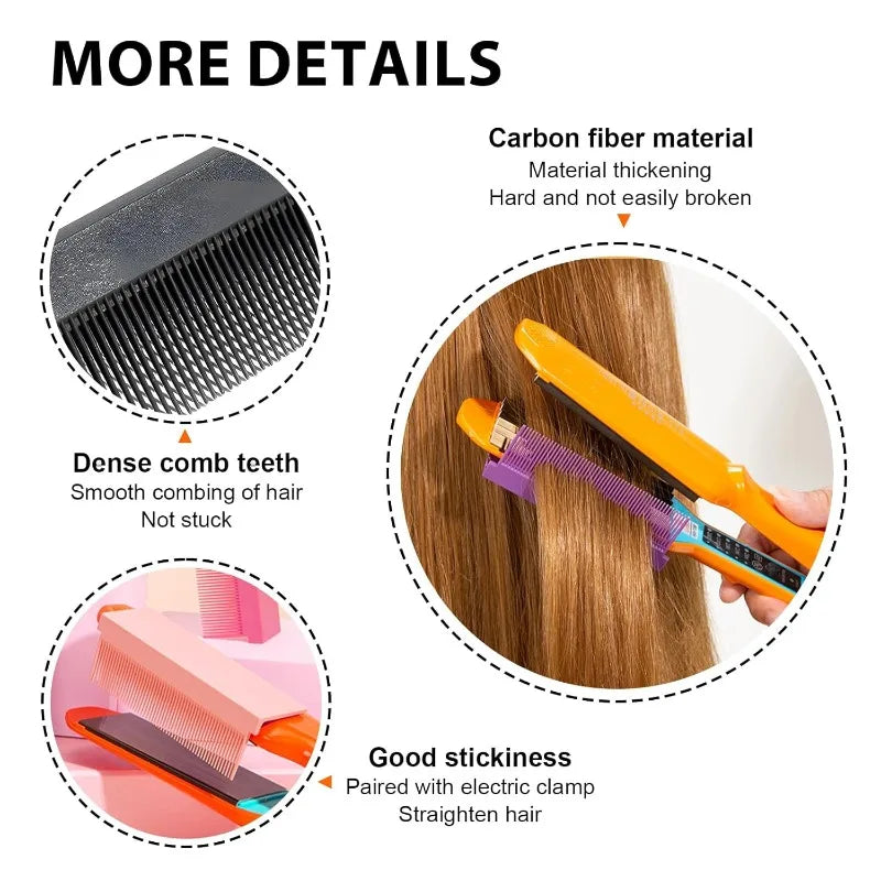 Straightening Comb Attachment for Flat Irons