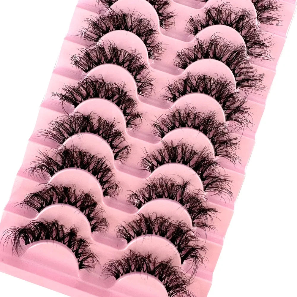 8D Mink Lashes — 10 Pairs