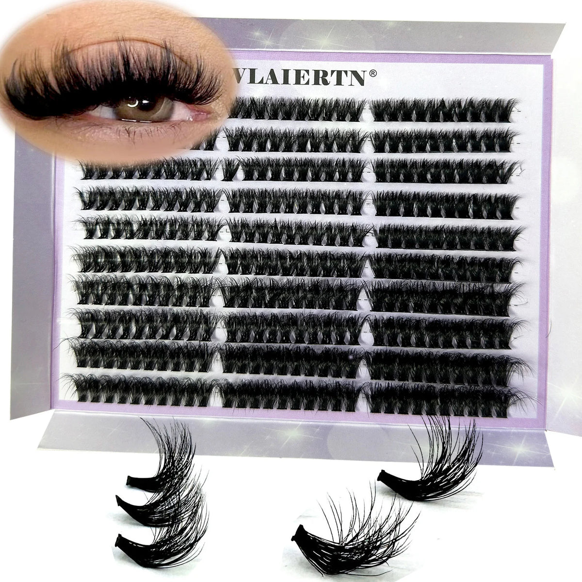 Fluffy Lash Clusters — 5D Volume