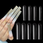 Extra Short Coffin Gel Tips — XXS