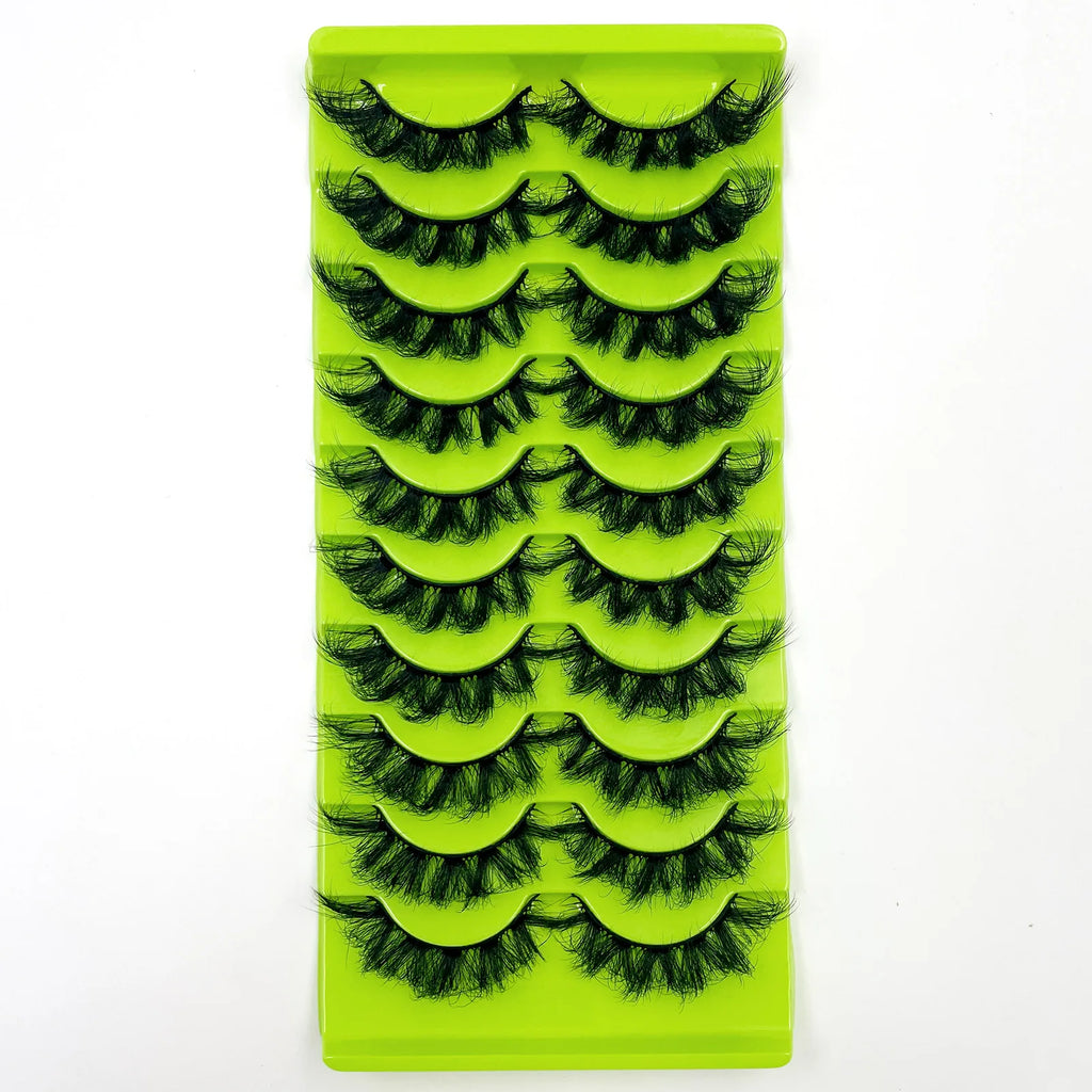 8D Mink Lashes — 10 Pairs