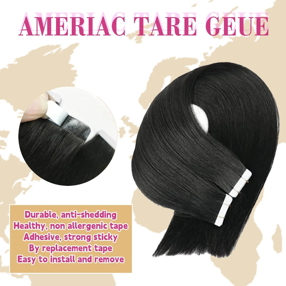 Seamless Straight Tape-In Extensions