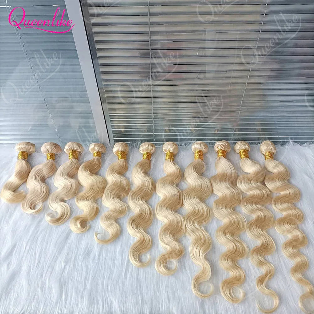 613 Blonde Body Wave Bundle Set — 100% Human Hair