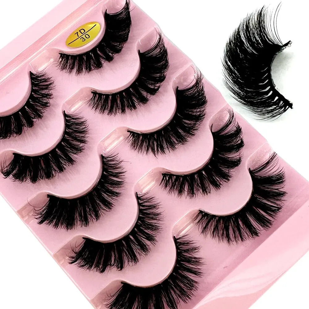 3D Cat Eye Lashes — 5 Pairs