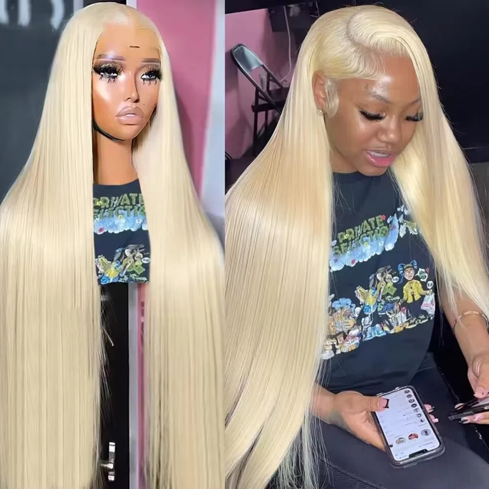 613 Honey Blonde Straight Wig — Long Lengths