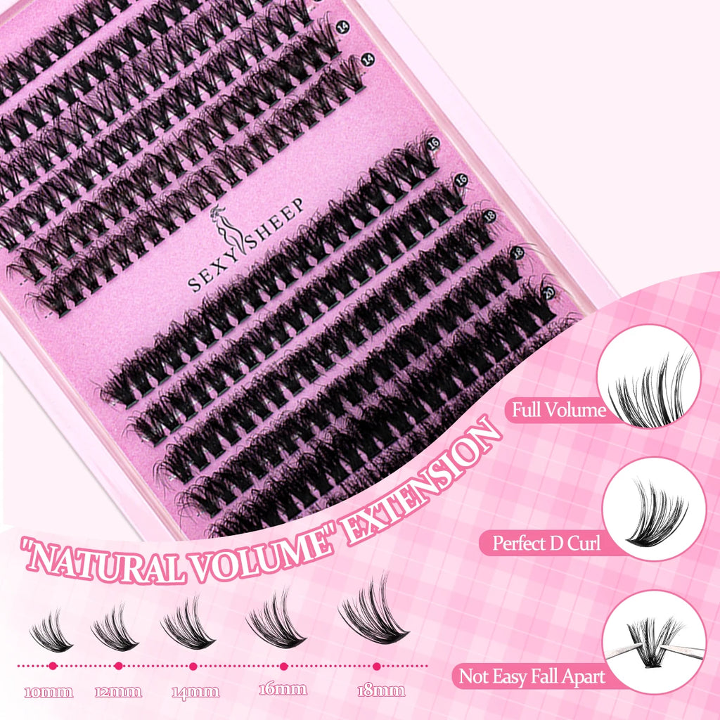 DIY Lash Clusters with Glue & Remover