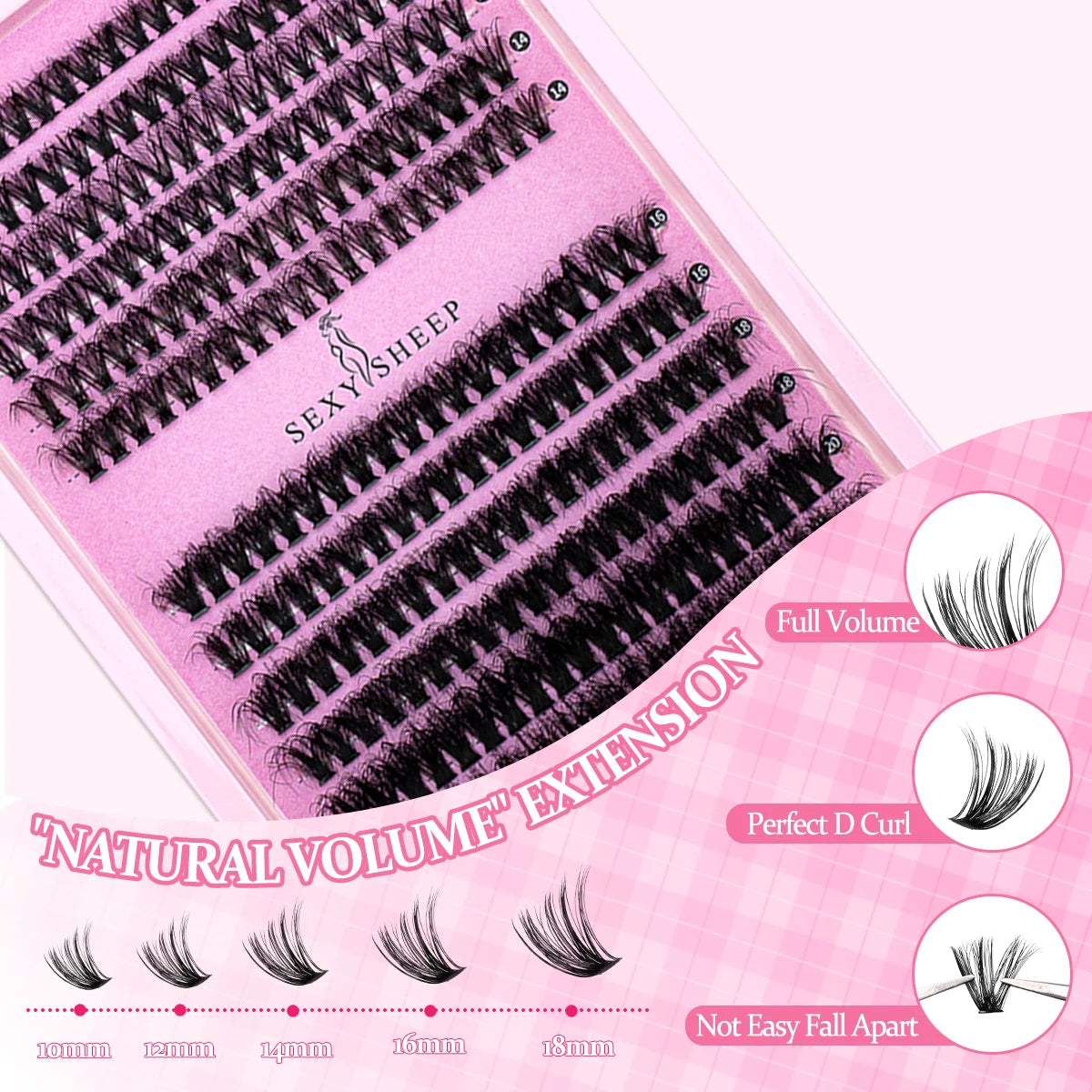 DIY Lash Clusters with Glue & Remover