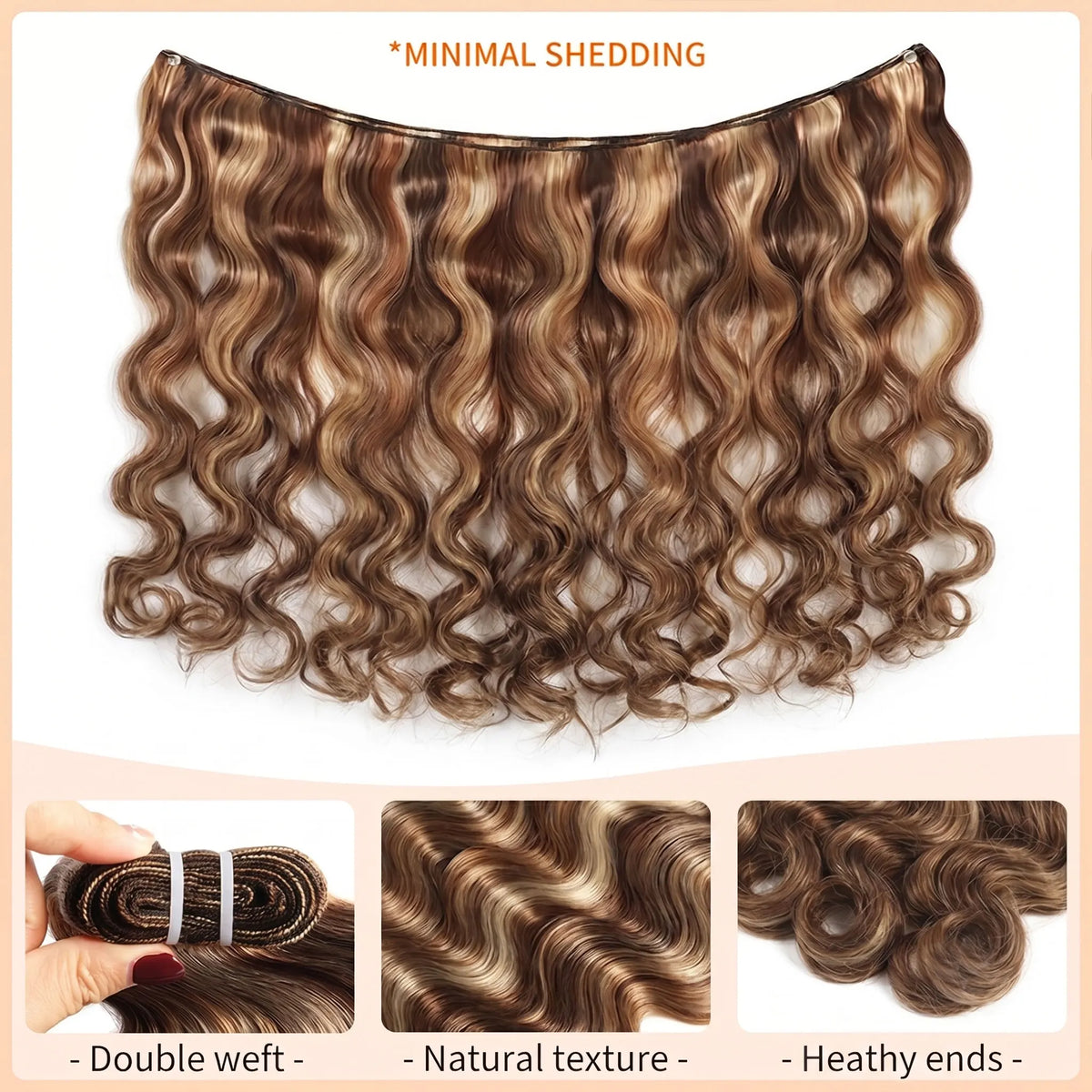 4/27 Highlight Ombre Body Wave Bundles