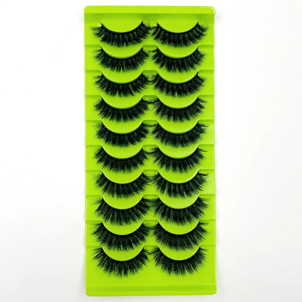 8D Mink Lashes — 10 Pairs