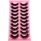 8D Mink Lashes — 10 Pairs