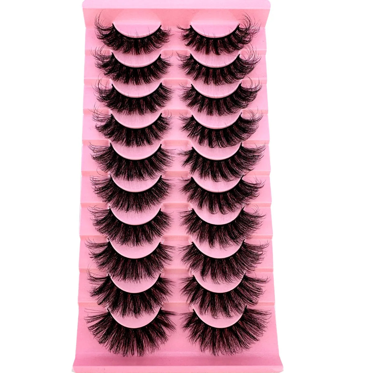 8D Mink Lashes — 10 Pairs