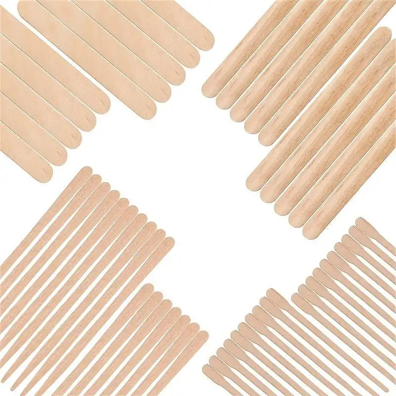 Wooden Waxing Spatulas — 500 Pack