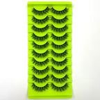 8D Mink Lashes — 10 Pairs