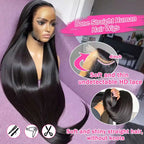 Straight Lace Front Wig — 100% Human Hair