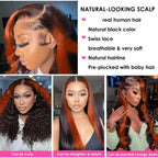 Ginger Highlight Body Wave Wig — 250% Density
