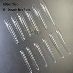 Extra Short Coffin Gel Tips — XXS