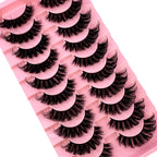 8D Mink Lashes — 10 Pairs