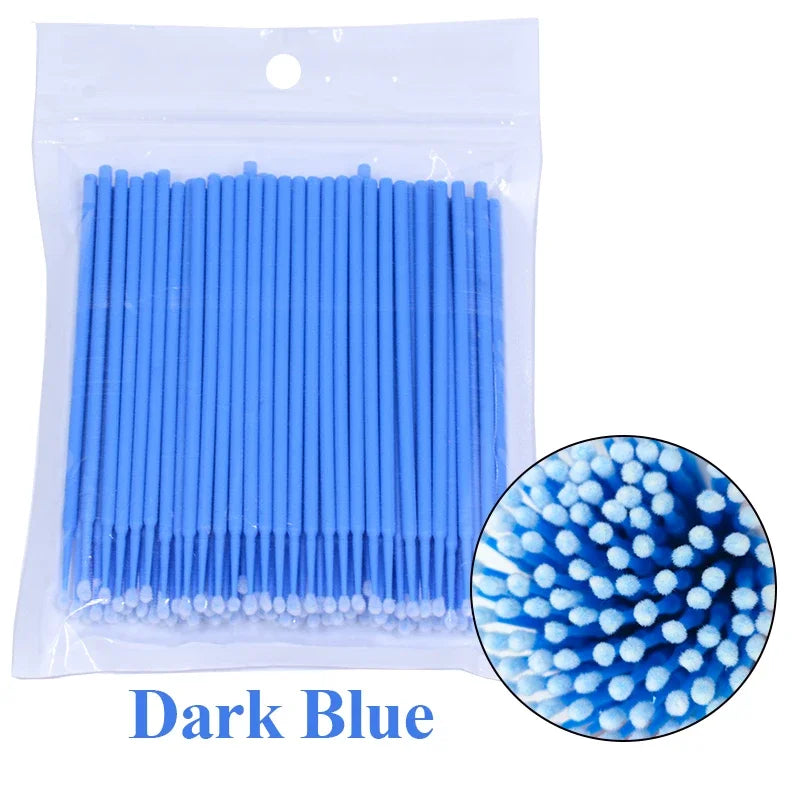 Lash Cleaning Micro Swabs — 100 Pack