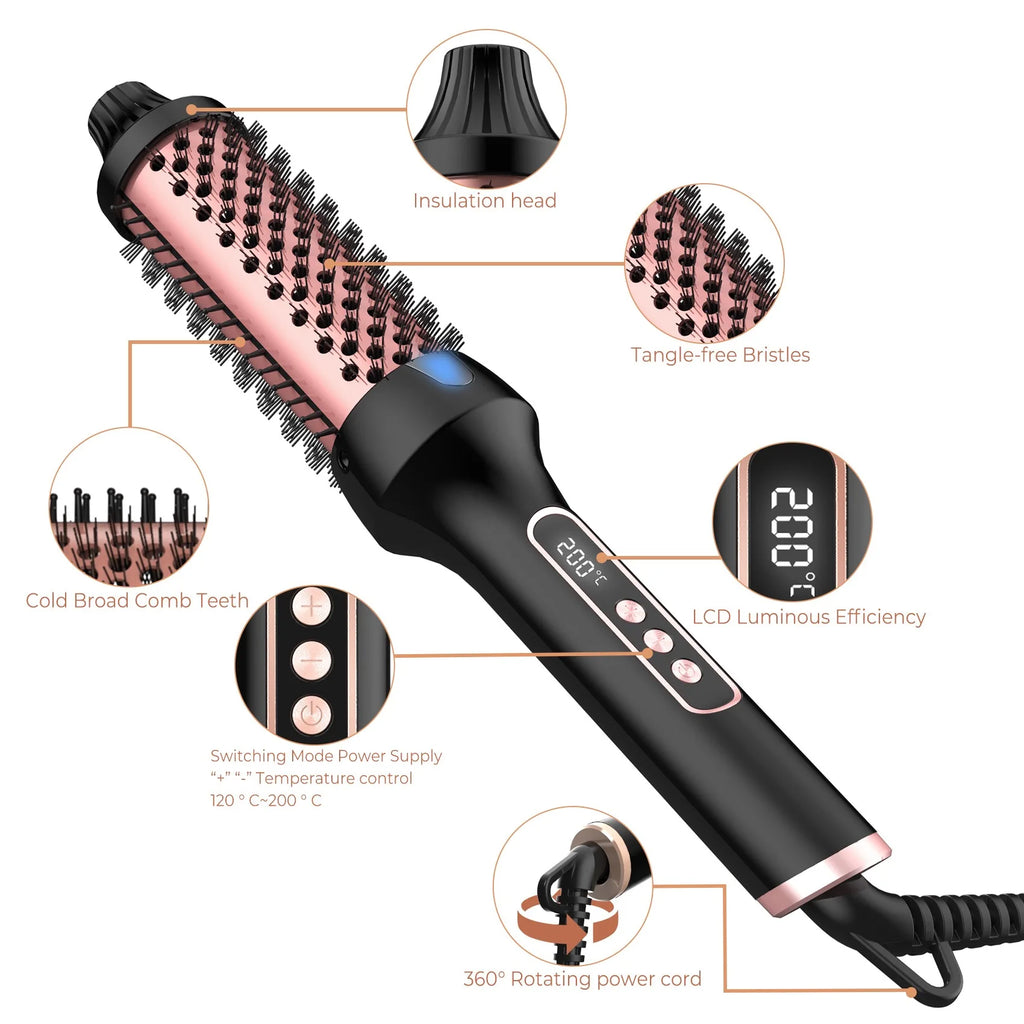 3-in-1 Heated Styling Brush
