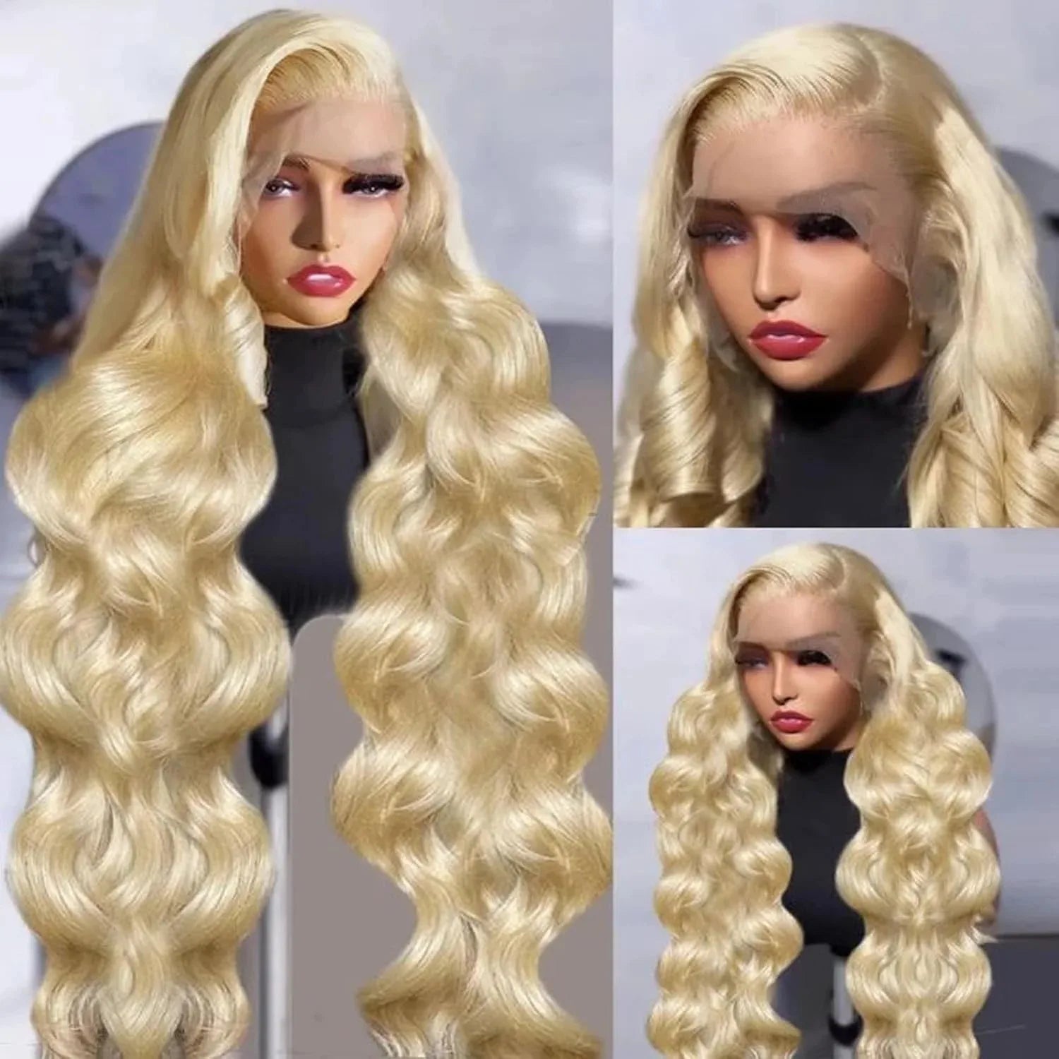 613 Blonde Body Wave Wig — 230% Density