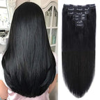 Straight Clip-In Extensions — 8 Piece Set