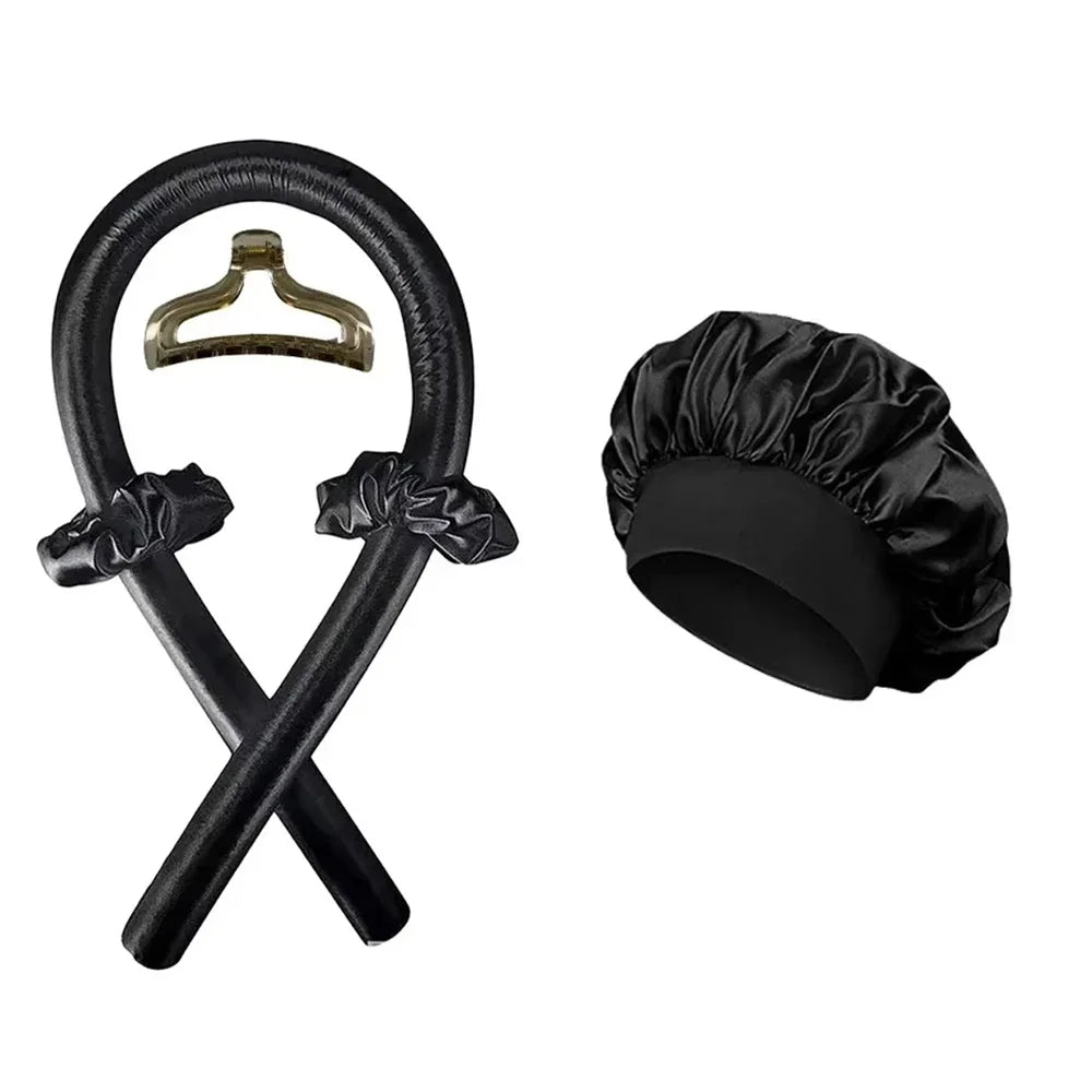 Heatless Curling Rod Set with Night Cap