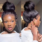 Kinky Straight 360 Glueless Wig — 30 Inch