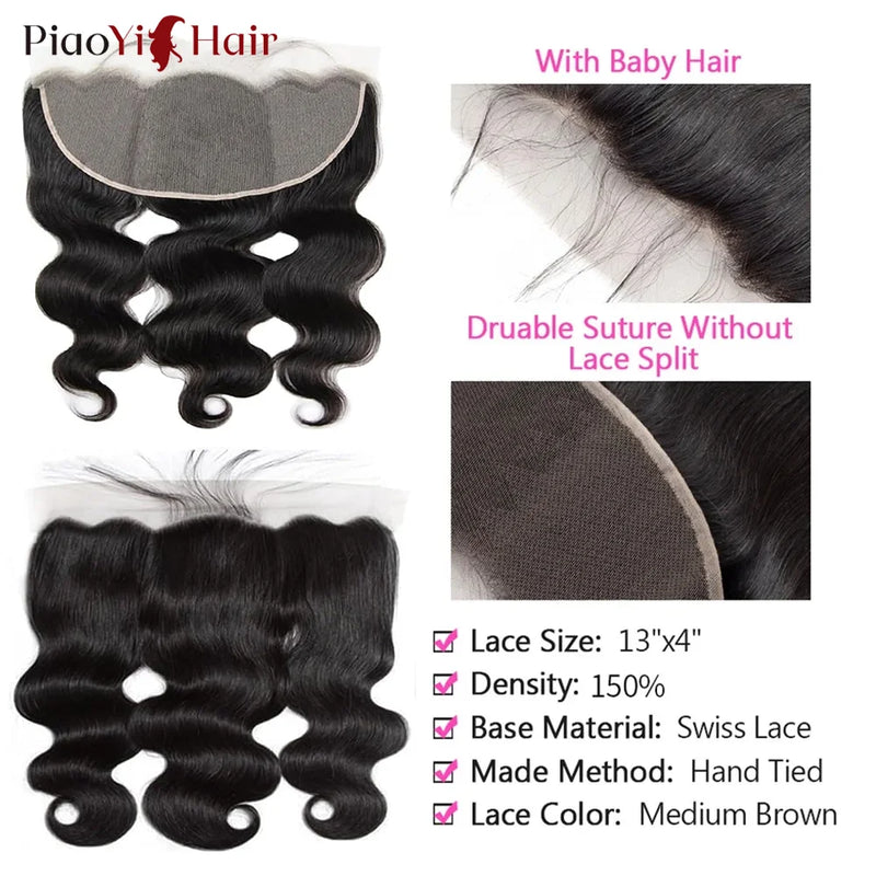 Body Wave Bundle Set with Frontal
