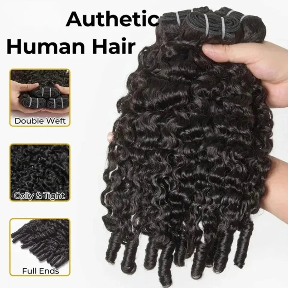 Curly Bundle Set — 100% Human Hair