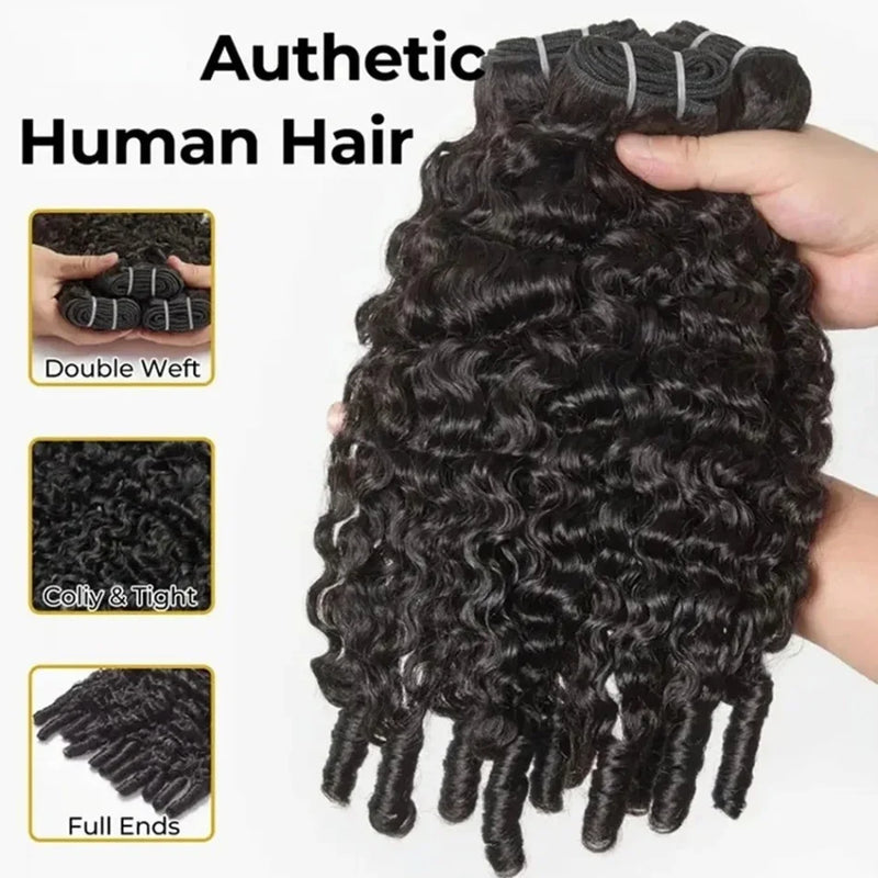 Curly Bundle Set — 100% Human Hair