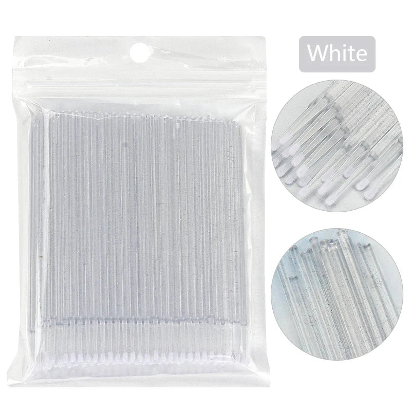Lash Cleaning Micro Swabs — 100 Pack