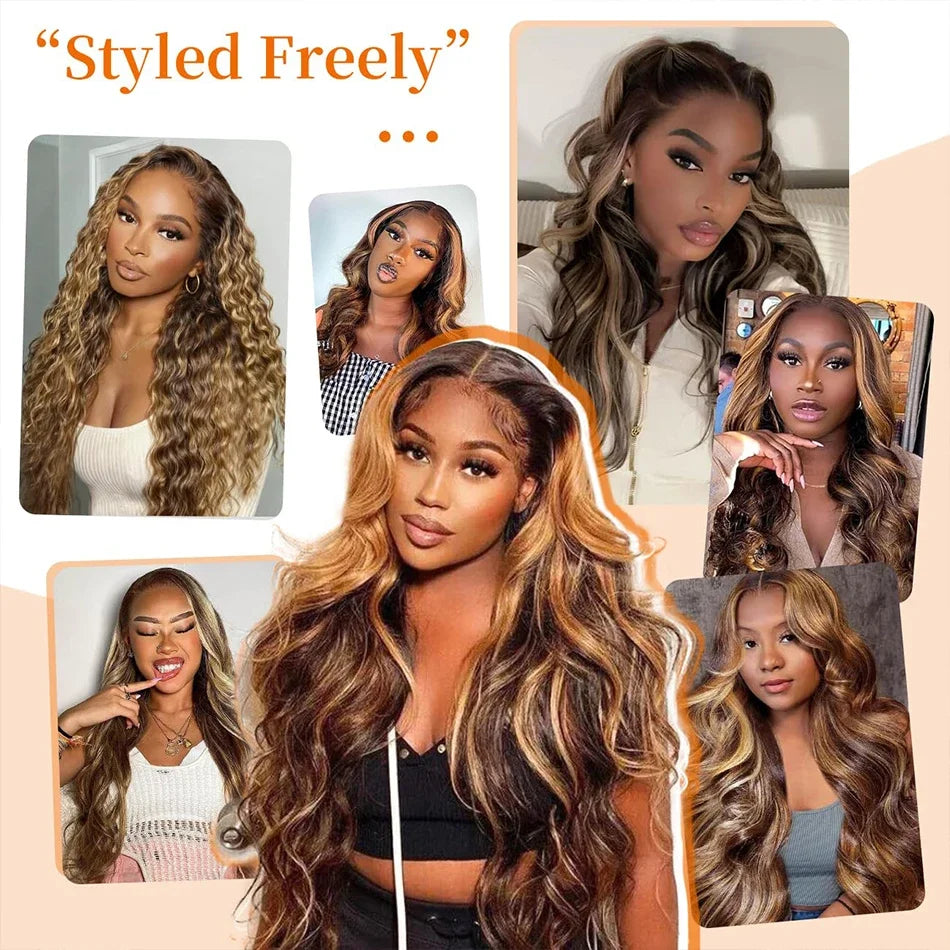 4/27 Highlight Ombre Body Wave Bundles