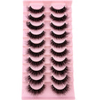 8D Mink Lashes — 10 Pairs