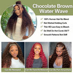 Chocolate Brown Deep Wave Wig — 250% Density