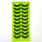 8D Mink Lashes — 10 Pairs
