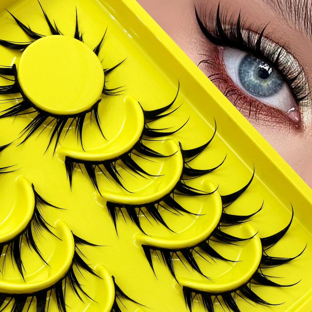 Manga Cat Eye Lashes — Wispy Spike