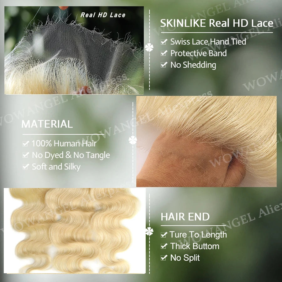 613 Blonde Body Wave HD Lace Frontal