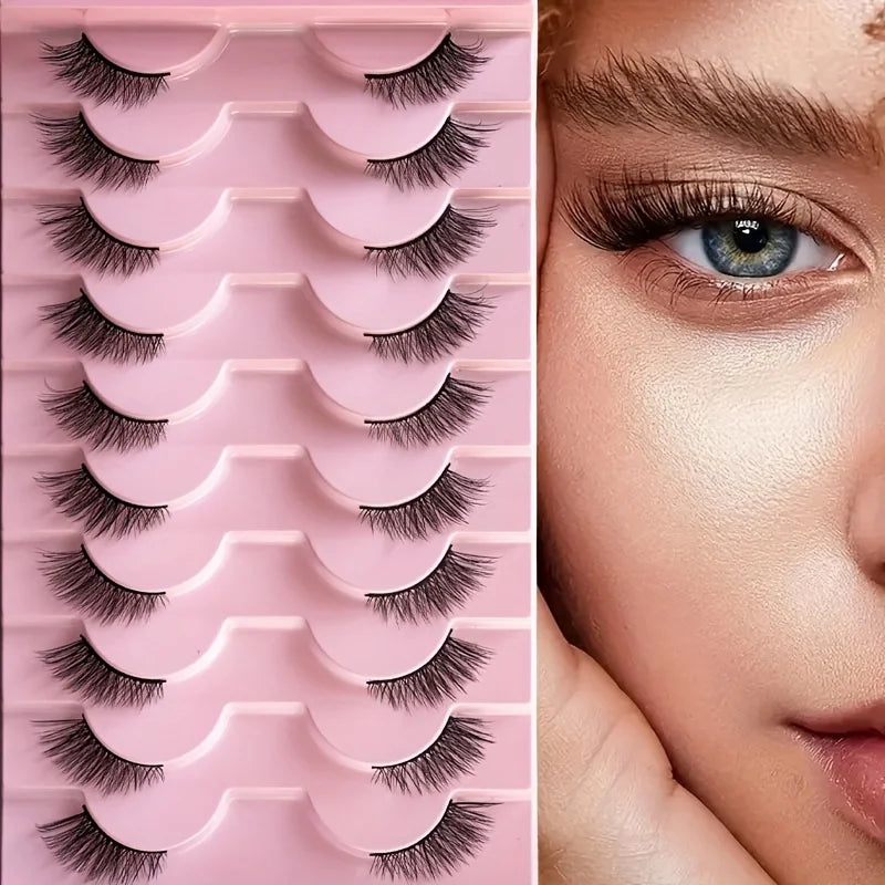 Short Wispy Half Lashes — 10 Pairs