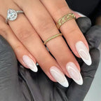 Long Stiletto Press-On Nails — Pink