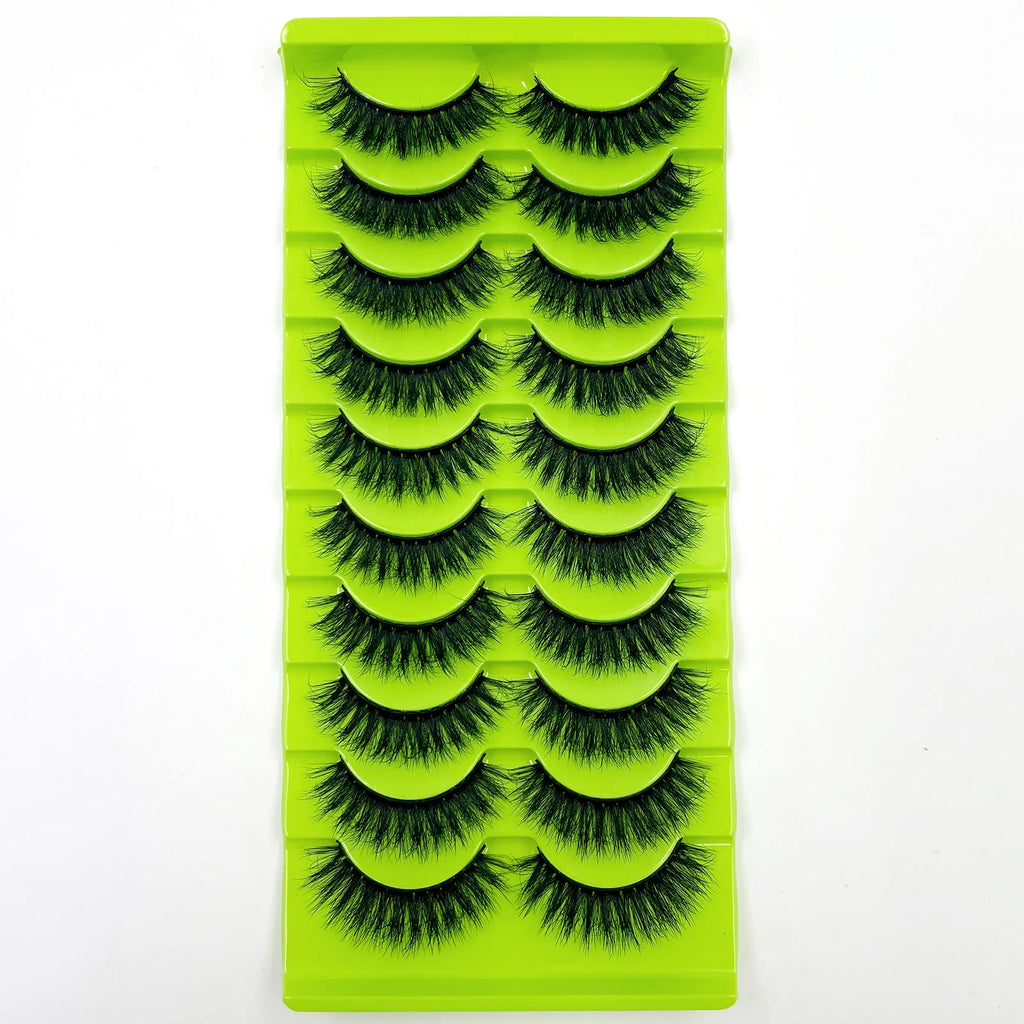 8D Mink Lashes — 10 Pairs