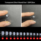Extra Short Coffin Gel Tips — XXS