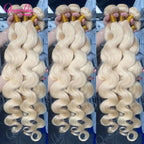 613 Blonde Body Wave Bundle Set — 100% Human Hair